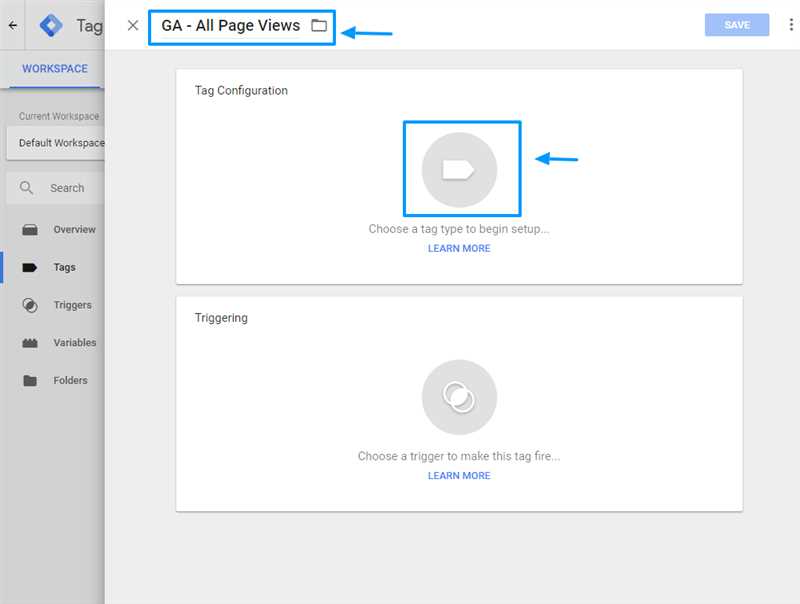 Создание контейнера для WordPress сайта в Google Tag Manager