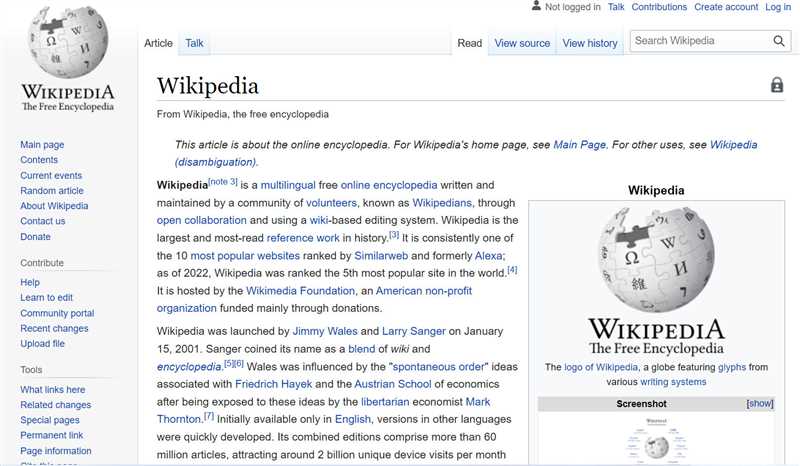 Википедия обновила дизайн – впервые за 10 лет